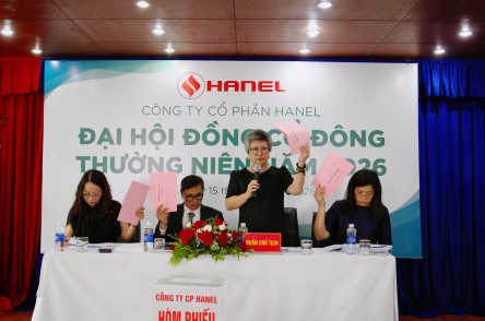 HANEL TỔ CHỨC THÀNH CÔNG ĐẠI HỘI CỔ ĐÔNG THƯỜNG NIÊN NĂM 2026